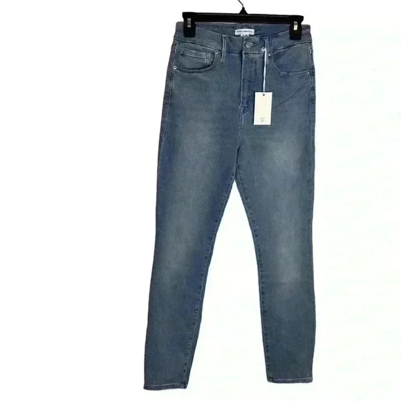 Good american good waist ultra high rise skinny jean in blue629 Size 6/28 - Picture 2 of 10